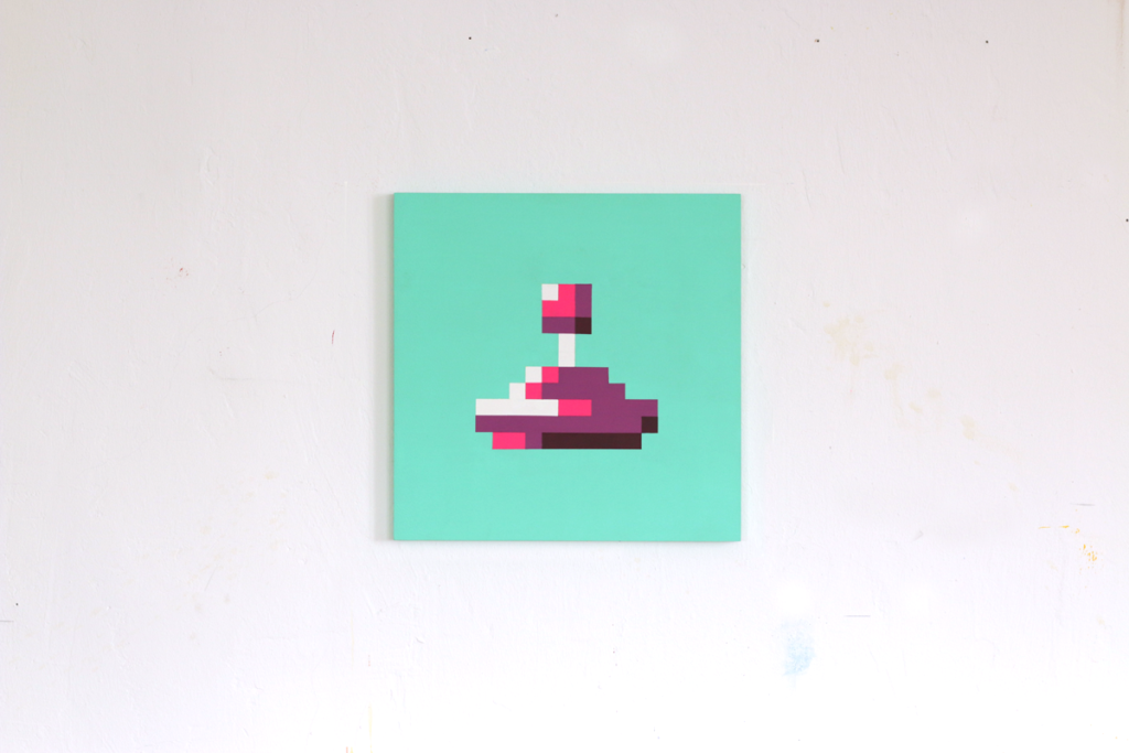 eigenschaften persönlichkeit acrylic fine pixel art painting ivo zibulla leipzig